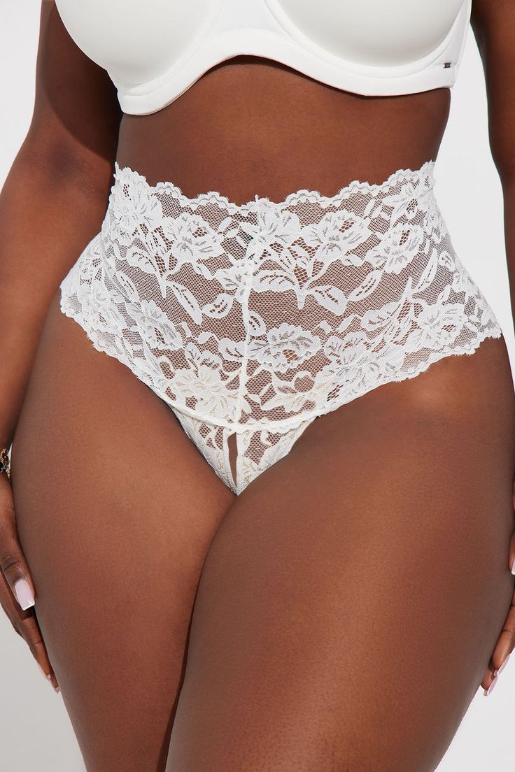 Panty - White unique size Medium